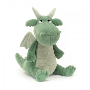 Jellycat Adon Dragon 32cm x 15cm x 16cm Animals Grün | Deutschland 583-ZYWGBS
