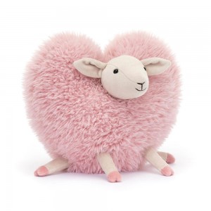 Jellycat Aimee Sheep 21cm x 22cm x 12cm Animals Rosa | Deutschland 612-VPYZHG