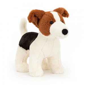 Jellycat Albert Jack Russell 18cm x 6cm x 16cm Animals Weiß | Deutschland 531-OMSTFN