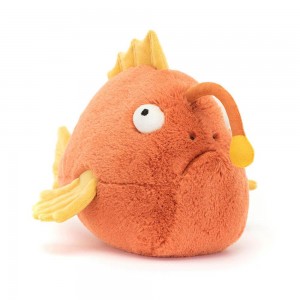 Jellycat Alexis Anglerfish 14cm x 12cm x 21cm Animals Orange | Deutschland 074-XFUQIO