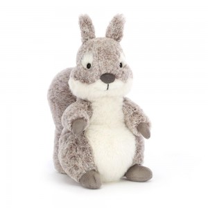 Jellycat Ambrosie Squirrel 22cm x 11cm x 9cm Animals Grau | Deutschland 542-BAFQGZ