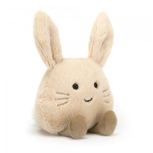Jellycat Amuseabean Bunny 4.7in x 3.5in x 2.4in Animals Braun | Deutschland 810-MYZDCV