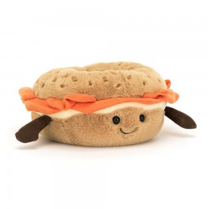 Jellycat Amuseablesel 7cm x 14cm x 14cm Amuseables Beige | Deutschland 987-BTQLHI