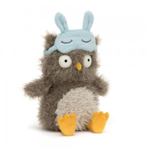 Jellycat Audrey Hootsoftly 24cm x 12cm x 12cm Animals Beige | Deutschland 054-WRAUKF