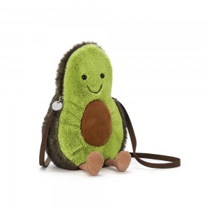 Jellycat Avocado 29cm x 16cm x 9cm Tasche Grün | Deutschland 347-BXLAIC