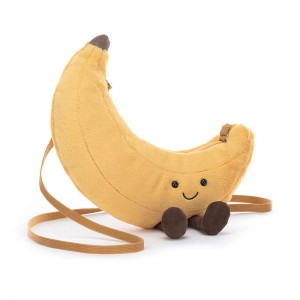 Jellycat Banana 29cm x 25cm x 5cm Tasche Gelb | Deutschland 486-ABIXYK