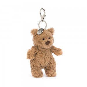 Jellycat Bartholomew Bear 18cm x 6cm x 5cm Bag Charm Braun | Deutschland 201-RPHGXB
