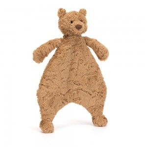 Jellycat Bartholomew Bear Comforter 28cm x 22cm x 7cm Baby & Books Braun | Deutschland 723-FHEKRN