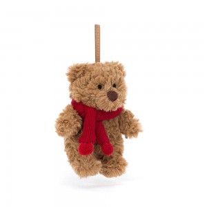 Jellycat Bartholomew Bear Decoration 12cm x 6cm x 5cm Animals Braun | Deutschland 594-HEKWTP