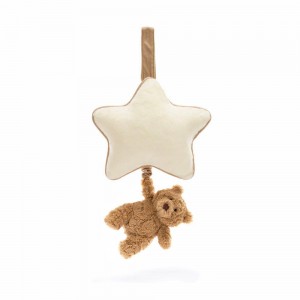 Jellycat Bartholomew Bear Musical Pull 30cm x 18cm x 5cm Baby & Books Braun | Deutschland 126-XGKJFW