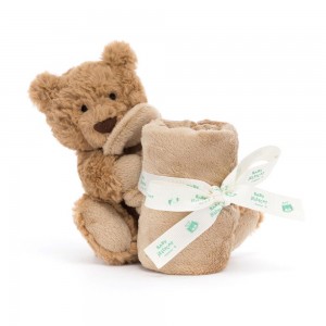 Jellycat Bartholomew Bear Soother 13cm x 34cm x 34cm Baby & Books Braun | Deutschland 810-WDRTLU