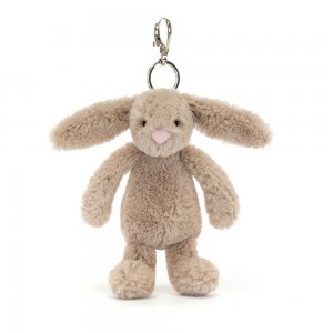 Jellycat Bashful Bunny 18cm x 5cm x 4cm Bag Charm Beige | Deutschland 126-HNXSVU
