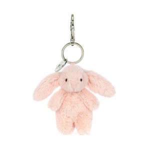 Jellycat Bashful Bunny Blush 15cm x 4cm x 3cm Bag Charm Rosa | Deutschland 398-KTPZWQ