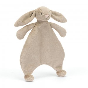 Jellycat Bashful Bunny Comforter 27cm x 20cm x 7cm Baby & Books Beige | Deutschland 037-TQKLBZ