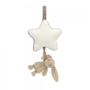 Jellycat Bashful Bunny Musical Pull 30cm x 20cm x 6cm Baby & Books Beige | Deutschland 712-BSWZCY