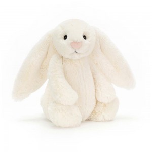 Jellycat Bashful Cream Bunny 31cm x 12cm x 9cm Animals Weiß | Deutschland 549-KMGVIE