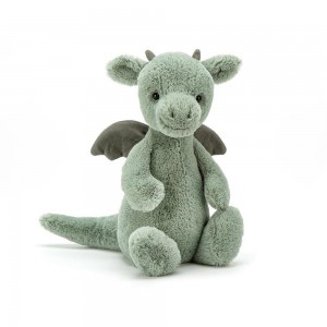 Jellycat Bashful Dragon 31cm x 12cm x 9cm Animals Grün | Deutschland 850-GFCORI
