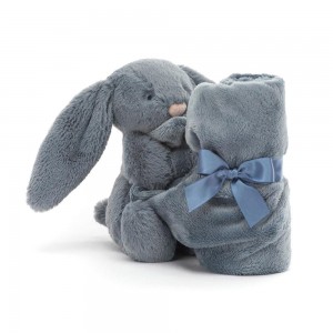 Jellycat Bashful Dusky Bunny Soother 15cm x 34cm x 34cm Baby & Books Blau | Deutschland 708-JVCUZA