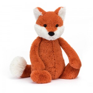 Jellycat Bashful Fox Cub 31cm x 12cm x 9cm Animals Orange | Deutschland 458-AKBILV