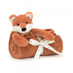 Jellycat Bashful Fox Cub Blankie 56cm x 70cm x 9cm Baby & Books Orange | Deutschland 708-ZSHWPG