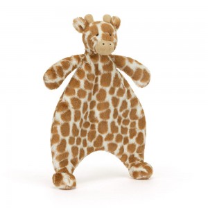 Jellycat Bashful Giraffe Comforter 27cm x 20cm x 7cm Baby & Books Orange | Deutschland 350-VUTDZL