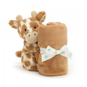 Jellycat Bashful Giraffe Soother 15cm x 34cm x 34cm Baby & Books Orange | Deutschland 948-HMEALI