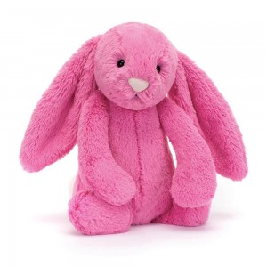 Jellycat Bashful Hot Bunny 31cm x 12cm x 9cm Animals Rosa | Deutschland 906-RESKBZ