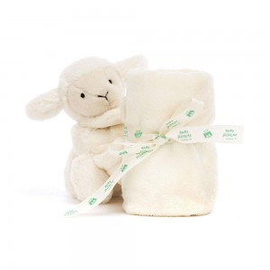 Jellycat Bashful Lamb Soother 15cm x 34cm x 34cm Baby & Books Weiß | Deutschland 054-NUIQKA