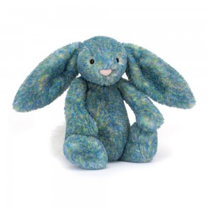 Jellycat Bashful Luxe Bunny Azure 31cm x 12cm x 9cm Animals Blau | Deutschland 670-JCIDVQ