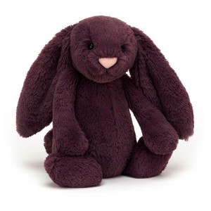 Jellycat Bashful Plum Bunny 31cm x 12cm x 9cm Animals Lila | Deutschland 217-QYXSEA