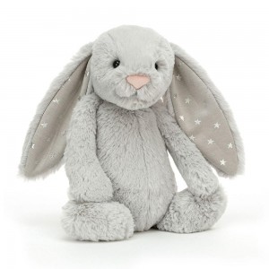 Jellycat Bashful Shimmer Bunny 31cm x 12cm x 9cm Animals Grau | Deutschland 249-PDNRJX