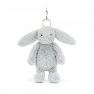 Jellycat Bashful Silver Bunny 15cm x 4cm x 3cm Bag Charm Grau | Deutschland 526-UOLEFQ
