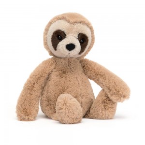 Jellycat Bashful Sloth 31cm x 12cm x 9cm Animals Beige | Deutschland 059-TCYQKA