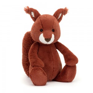 Jellycat Bashful Squirrel 31cm x 12cm x 9cm Animals Rot | Deutschland 209-IGRJEQ