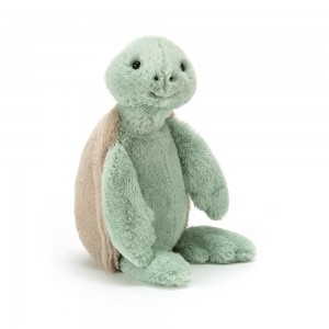 Jellycat Bashful Turtle 31cm x 12cm x 9cm Animals Grün | Deutschland 362-INWUTC
