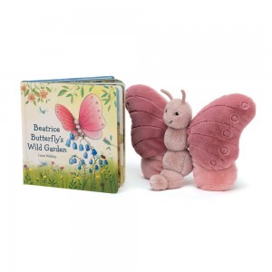 Jellycat Beatrice Butterfly's Wild Garden Book and Beatrice Butterfly Discover Rosa | Deutschland 489-UEVXAB