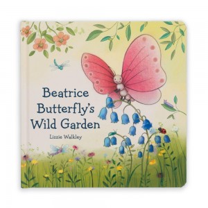 Jellycat Beatrice Butterfly's Wild Garden Book 21cm x 21cm x 2cm Baby & Books Rosa | Deutschland 350-TDGISY