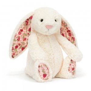 Jellycat Blossom Cream Bunny 'Berry' 31cm x 12cm x 9cm Animals Weiß | Deutschland 042-VLJYHG