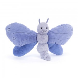Jellycat Bluebell Butterfly 23cm x 32cm x 6cm Animals Blau | Deutschland 025-NMLVXI