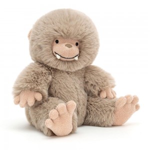 Jellycat Bo Bigfoot 28cm x 18cm x 12cm Animals Beige | Deutschland 241-TSVNBC