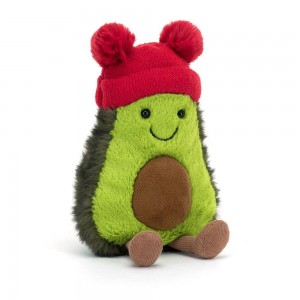Jellycat Bobble Avocado 19cm x 10cm x 6cm Amuseables Grün | Deutschland 497-ICUATY