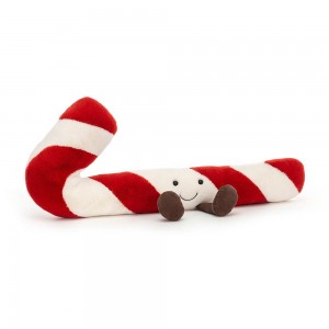 Jellycat Candy Cane 13cm x 27cm x 3cm Amuseables Rot | Deutschland 680-ZYDKRE