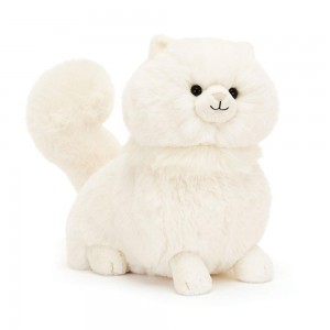 Jellycat Carissa Persian Cat 9.8in x 5.9in x 9.8in Animals Weiß | Deutschland 652-CXEDHP