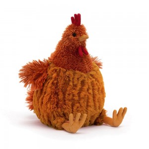 Jellycat Cecile Chicken 23cm x 10cm x 13cm Animals Braun | Deutschland 035-HLJVBO