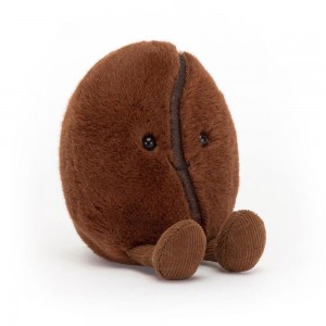 Jellycat Coffee Bean 13cm x 8cm x 6cm Amuseables Braun | Deutschland 853-CTAHBR
