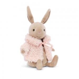 Jellycat Comfy Coat Bunny 18cm x 7cm x 6cm Animals Beige | Deutschland 956-GROUQF