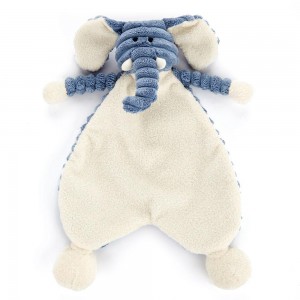 Jellycat Cordy Roy Baby Elephant Comforter 25cm x 18cm x 8cm Baby & Books Blau | Deutschland 795-UBMDSA
