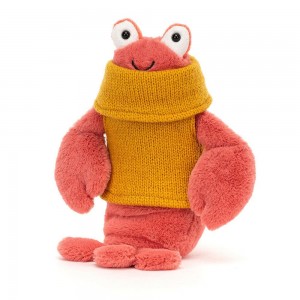 Jellycat Cozy Crew Lobster 16cm x 6cm x 7cm Animals Rot | Deutschland 078-TYPXRS