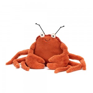Jellycat Crispin Crab 16cm x 20cm x 10cm Animals Orange | Deutschland 392-TYNOQD