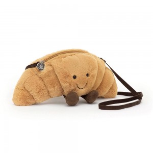 Jellycat Croissant 15cm x 27cm x 5cm Tasche Beige | Deutschland 850-IRWCVU
